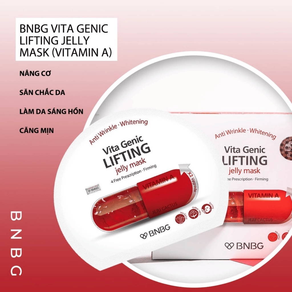 Combo mặt nạ BNBG Vita Genic Mask - mask bnbg mặt nạ viên thuốc dưỡng da trắng sáng & phuc hồi 30ml