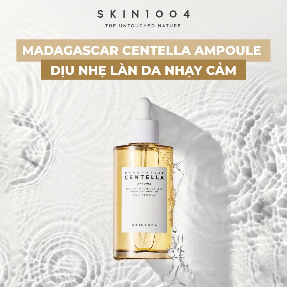 Tinh Chất Skin1004 Madagascar Centella Ampoule Rau Má Giảm Mụn Phục Hồi Da 100ml