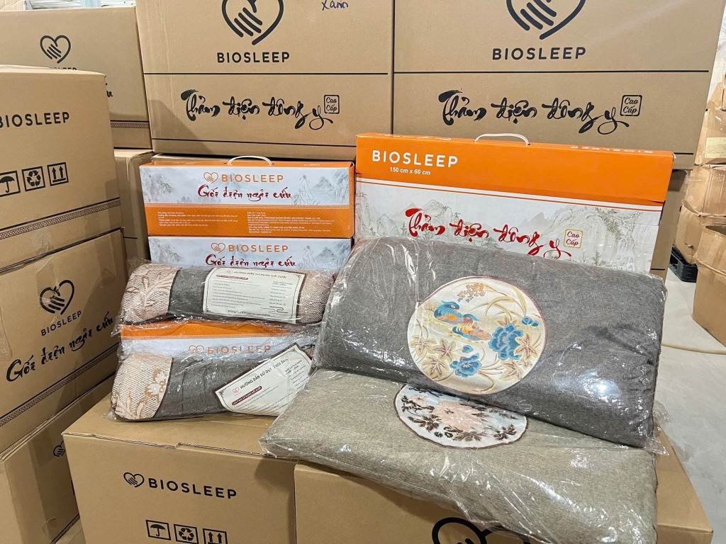 Gối điện ngải cứu BIOSLEEP (46*17*9)cm