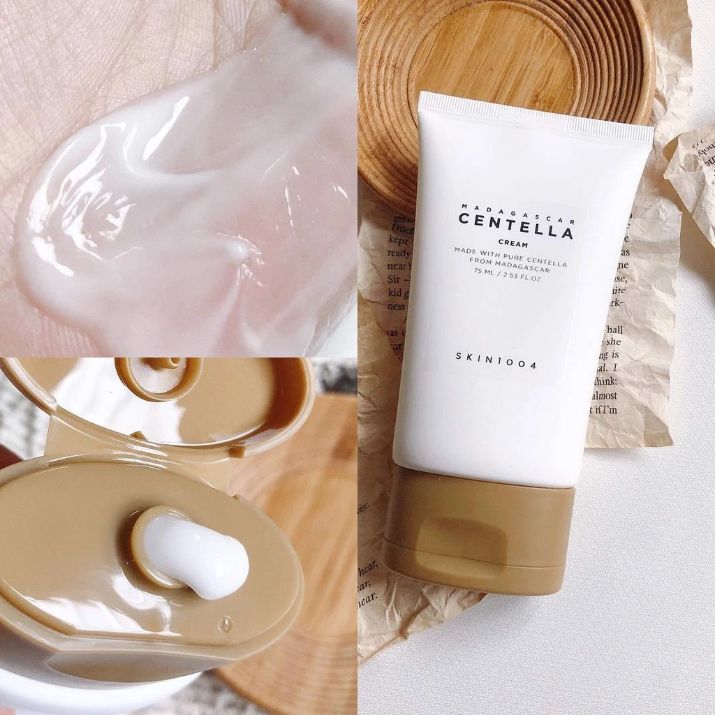 Kem Dưỡng Ẩm Skin1004 Cải Thiện Làn Da Chiết Xuất Rau Má Madagascar Centella Cream 75ml
