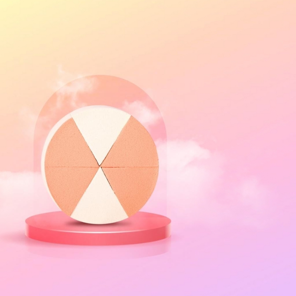 Mút Tán Kem Nền Vacosi Tam Giác Wedge Sponge 6 miếng - 4 miếng