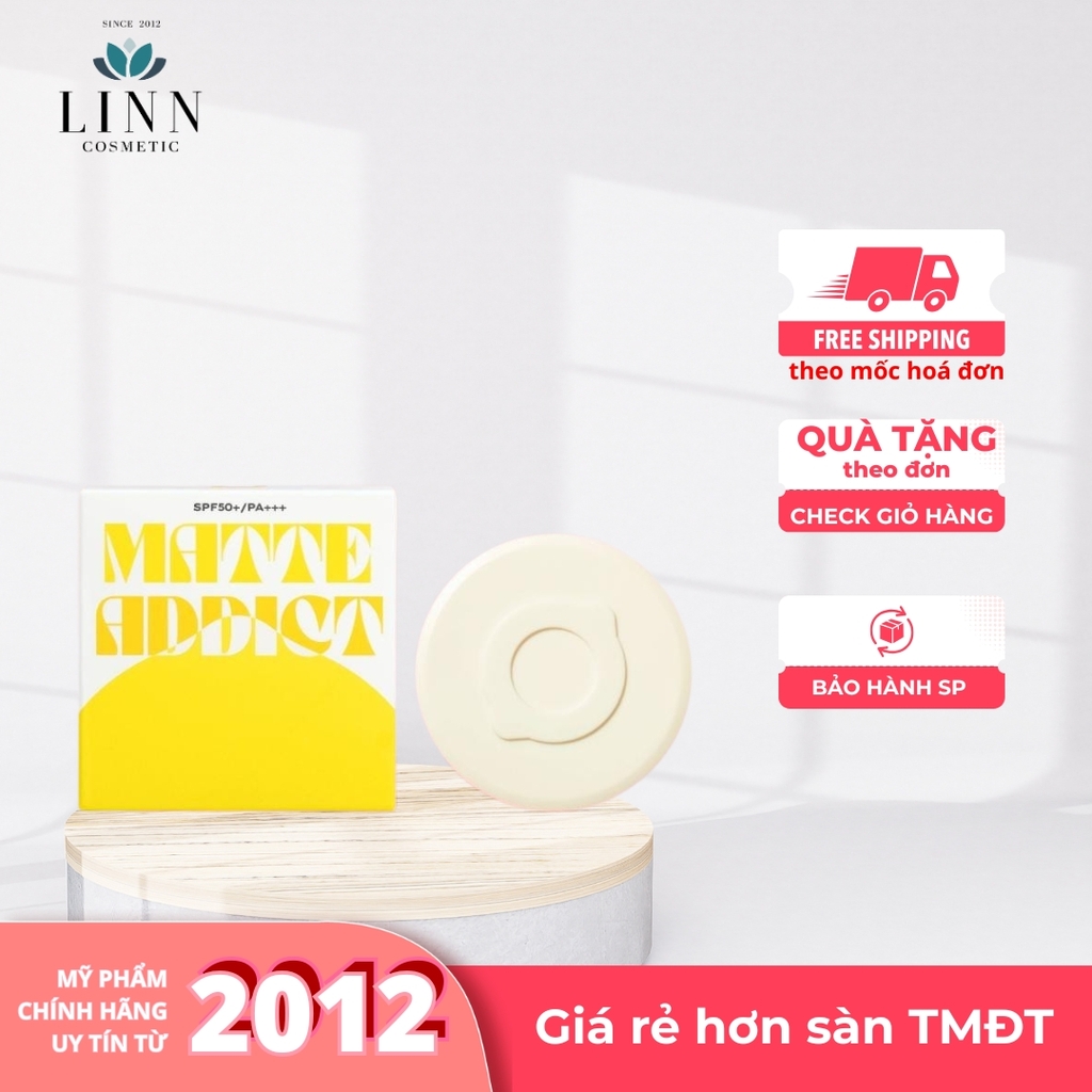 Phấn nước đơn mịn lì cho da thường và da khô Lemonade Matte Addict Cushion 15g