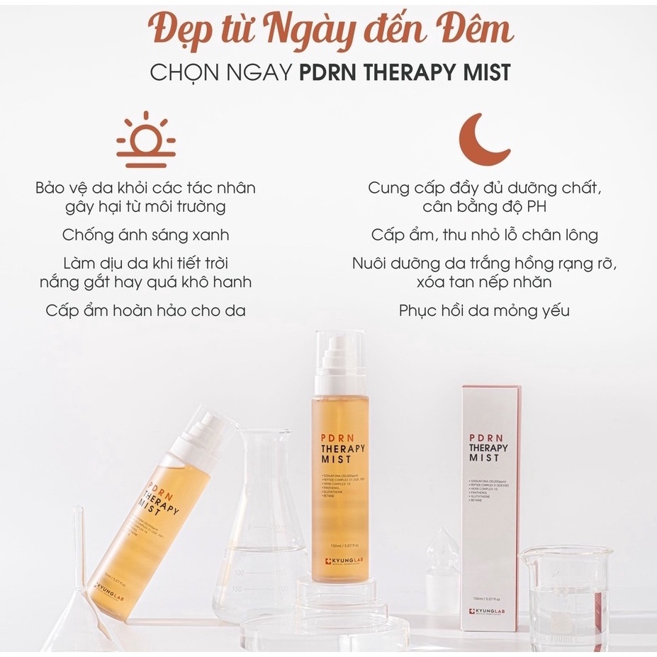 Xịt khoáng dưỡng ẩm KyungLab PDRN Therapy Mist cấp ẩm và dưỡng chất cho da mềm mại 150ml