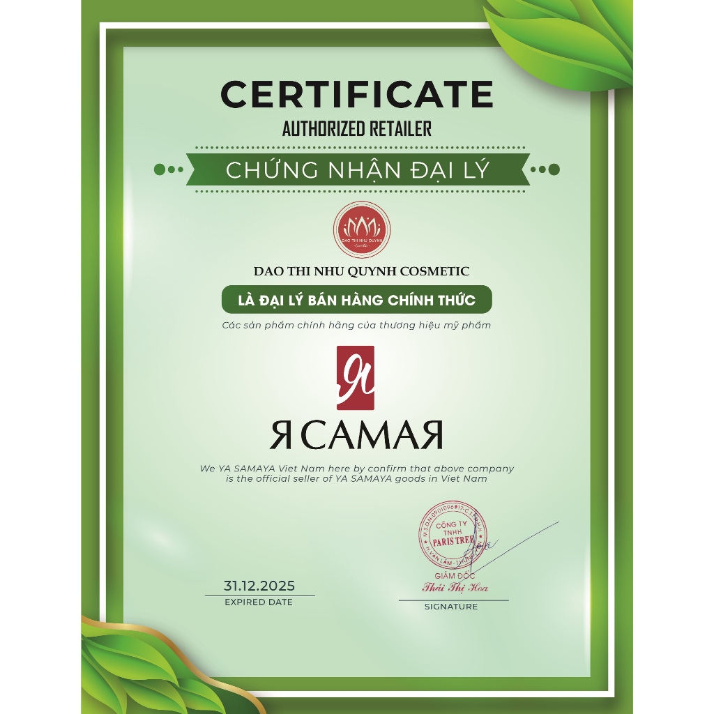 (Không vỏ) Nước tẩy trang Ya Samaya làm sạch dưỡng ẩm dành cho mọi loại da Xanh - Hồng YaSamaya Nga 600ml