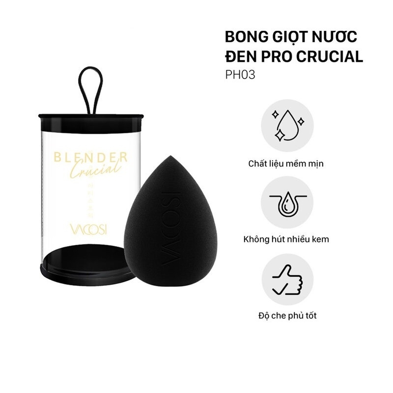 Bông Giọt Nước Vacosi Pro PH03 (Hộp 1 Cái) Prs Pro Crucial Flat Blender