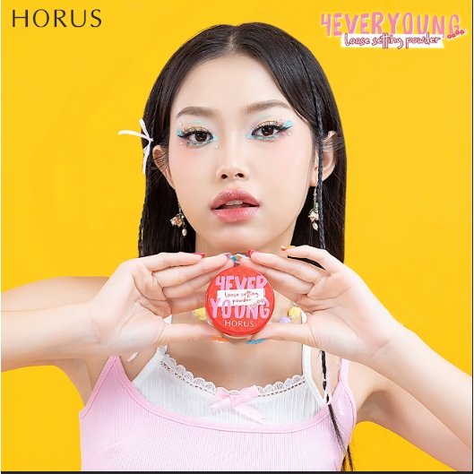 Phấn phủ bột Horus 4Everyoung Loose Setting Powder siêu mịn giữ lớp makeup bền màu , lâu trôi 7g