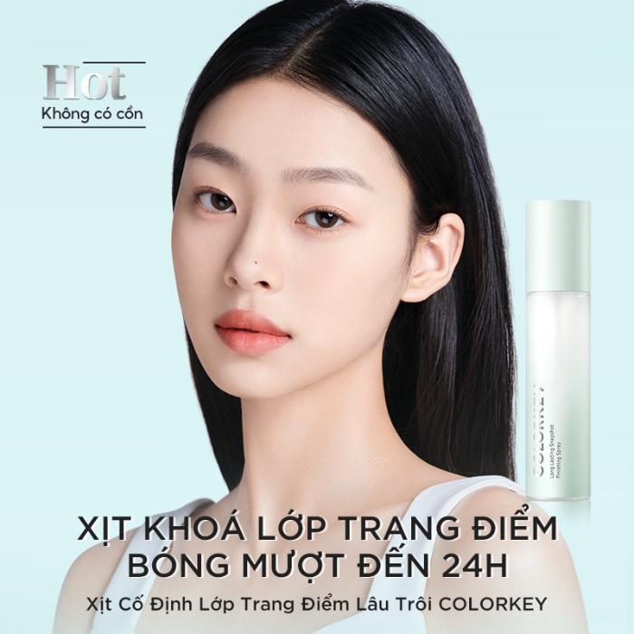 Xịt khóa MakeUp COLORKEY Long Lasting Snapsot Finishing Spray 100ml xịt khóa nền dưỡng ẩm color key