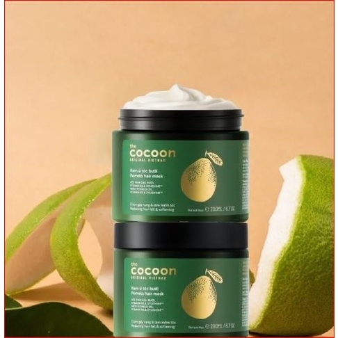Kem ủ dưỡng tóc tinh hất bưởi pomelo Cocoon giảm gãy rụng và làm mềm tóc the cocoon chính hãng 200ml