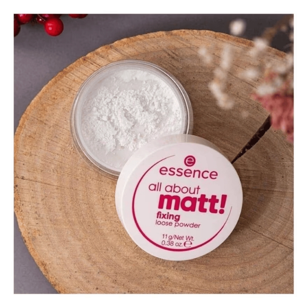 Phấn phủ kiềm dầu Essence All About Matt! Loose Powder 11g - phấn phủ essence lâu trôi chính hãng