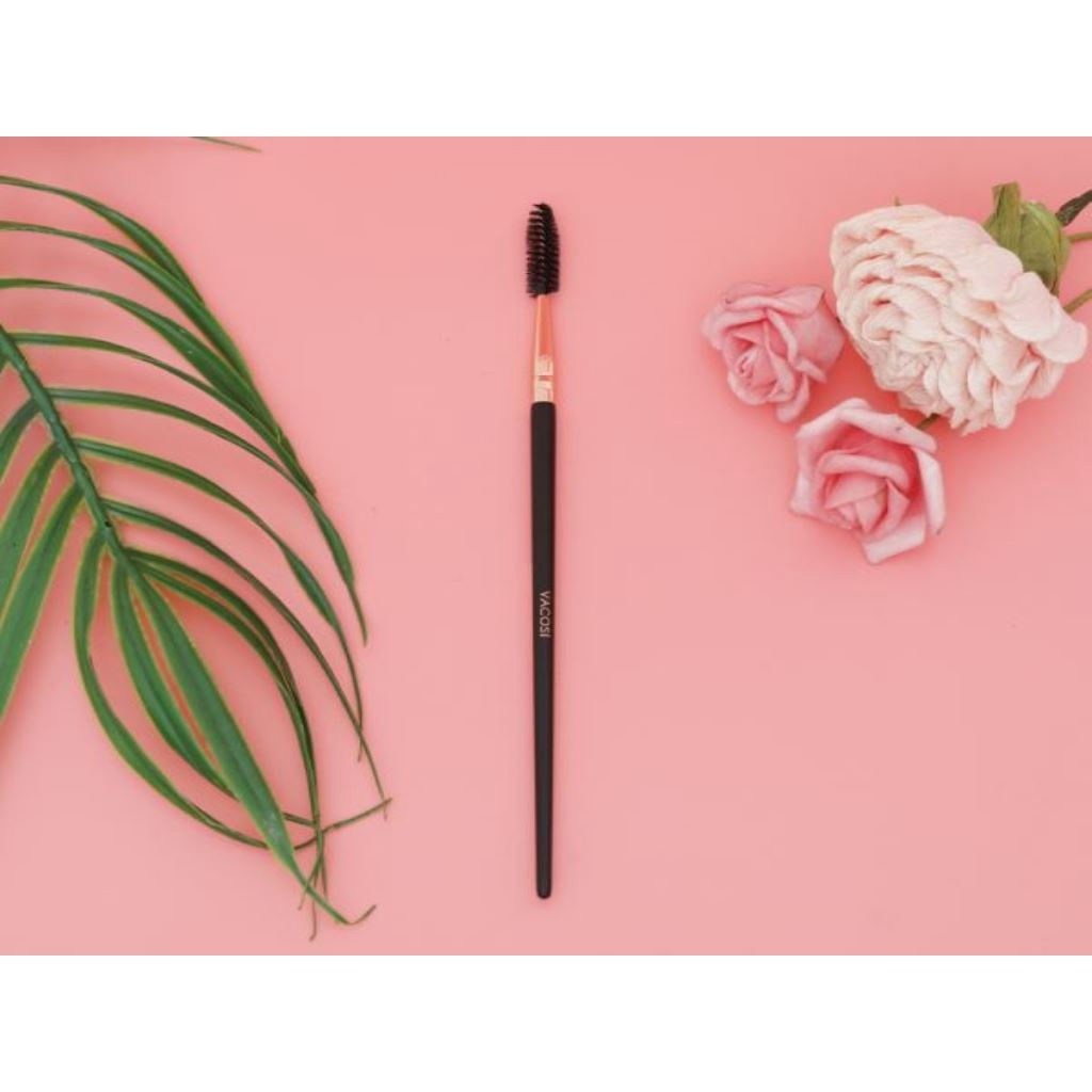 Cọ mi cuốn xoắn Vacosi Brow & Lash Brush BR03 không bị vón cục , cho đôi mi cong tơi tự nhiên