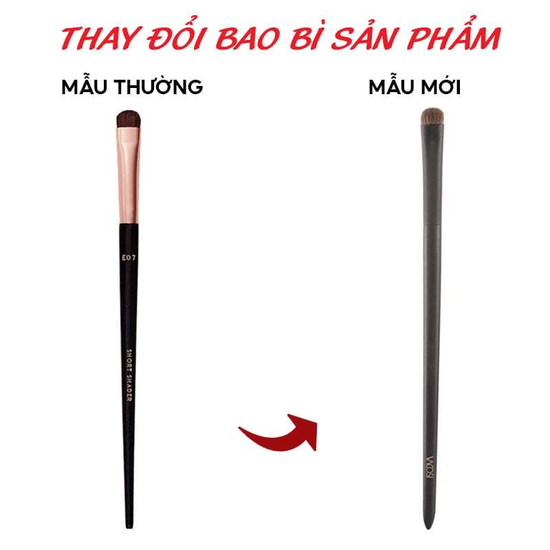 Cọ Tán Phấn Mắt Ngắn Vacosi Short Shader Brush - E07