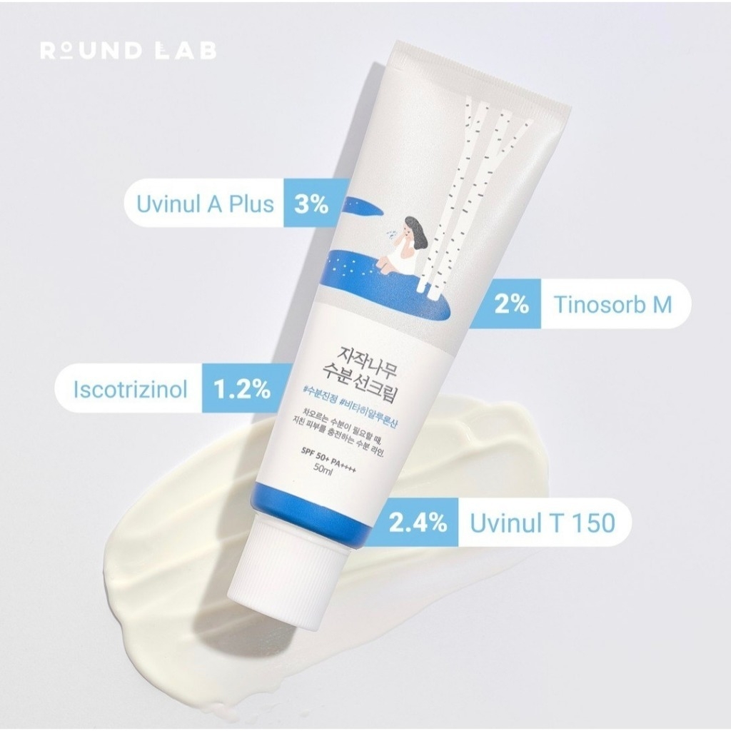 Kem chống nắng RoundLab dưỡng ẩm Birch Juice Moisturzing Sunscreen - Round Lab Sun cream SPF50+ 50ml