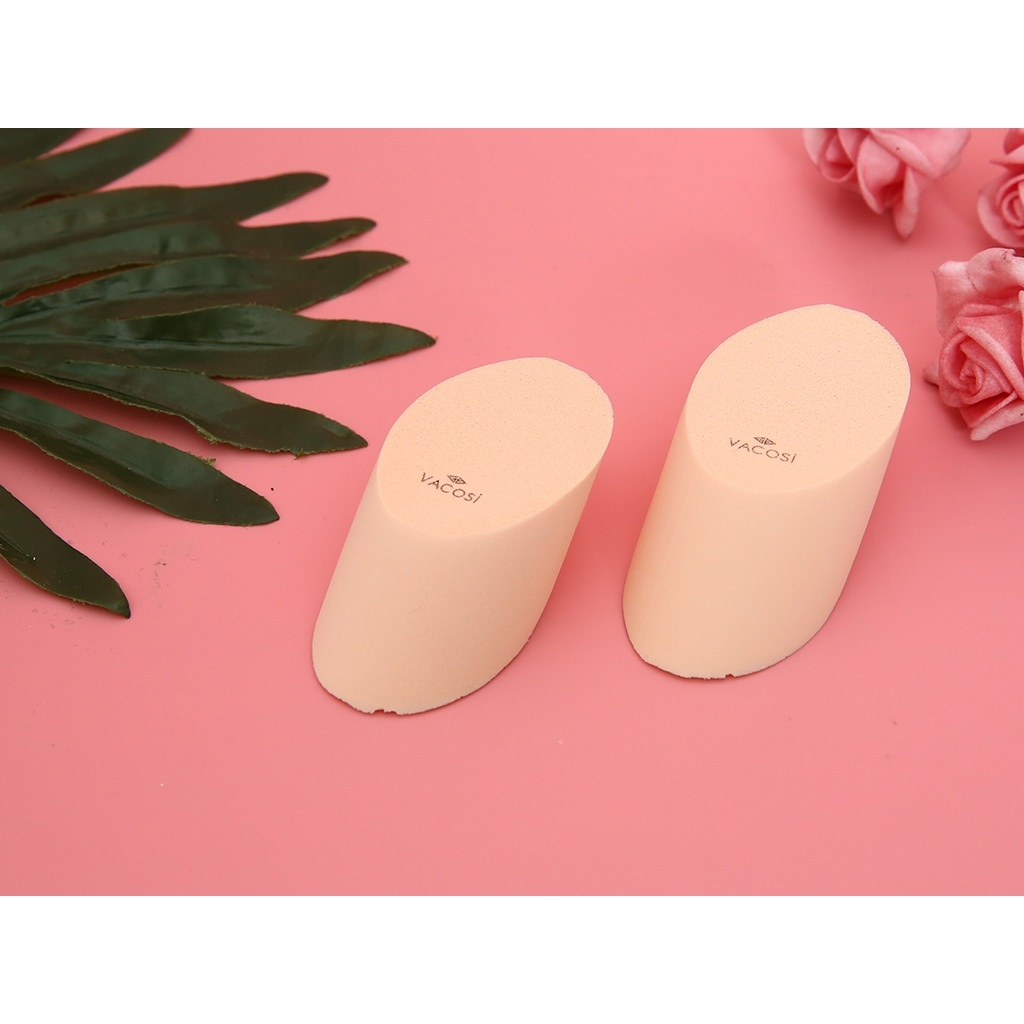 Bông ướt Elip Vacosi xúc xích BP10 Ellipse Sponge mềm mịn che phủ tinh tế - 2PCS ( Bịch 2 cái )