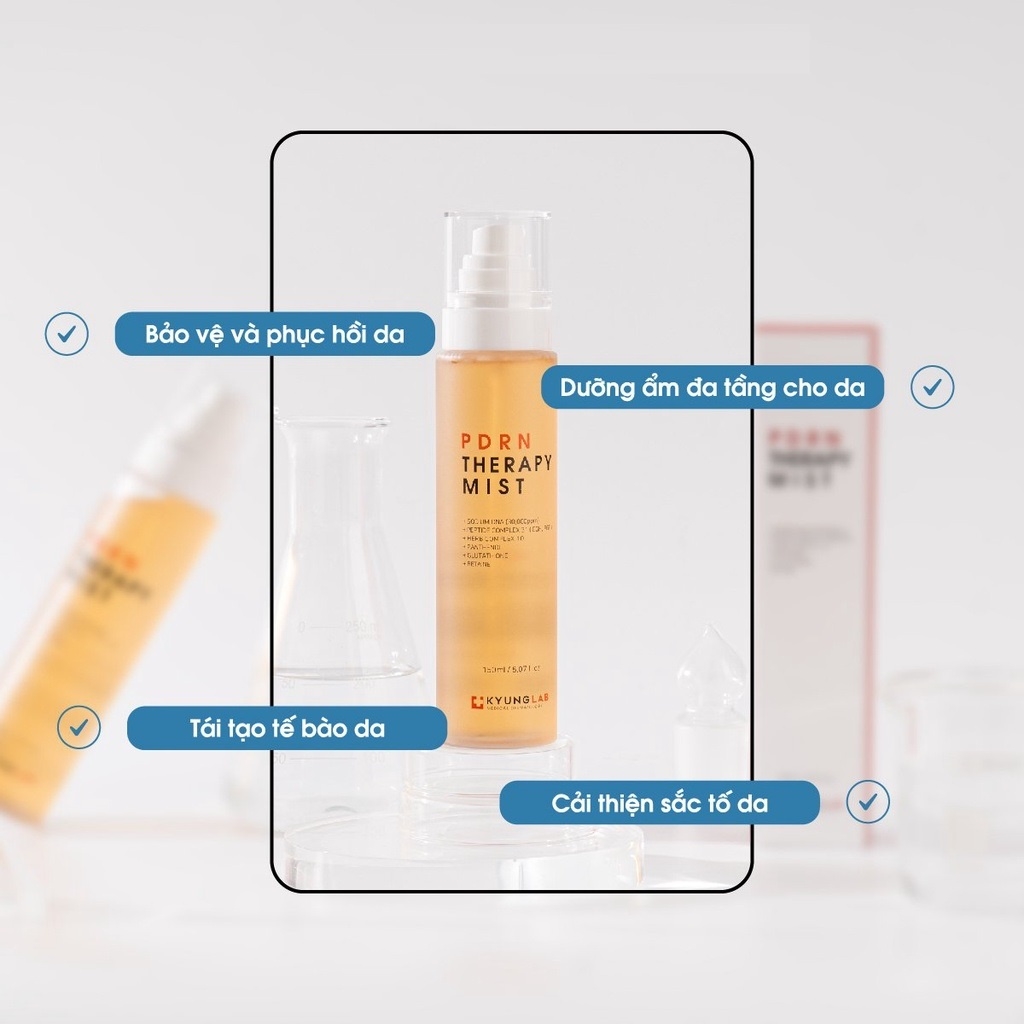 Xịt khoáng dưỡng ẩm KyungLab PDRN Therapy Mist cấp ẩm và dưỡng chất cho da mềm mại 150ml