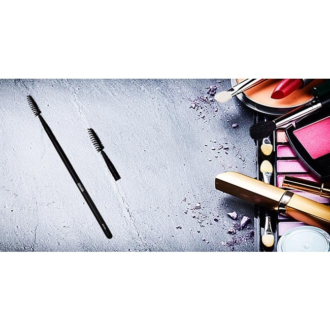 Cọ mi cuốn xoắn Vacosi Brow & Lash Brush BR03 không bị vón cục , cho đôi mi cong tơi tự nhiên