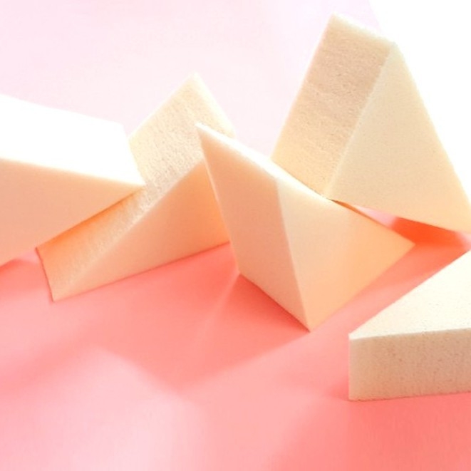 Mút Tán Kem Nền Vacosi Tam Giác Wedge Sponge 6 miếng - 4 miếng