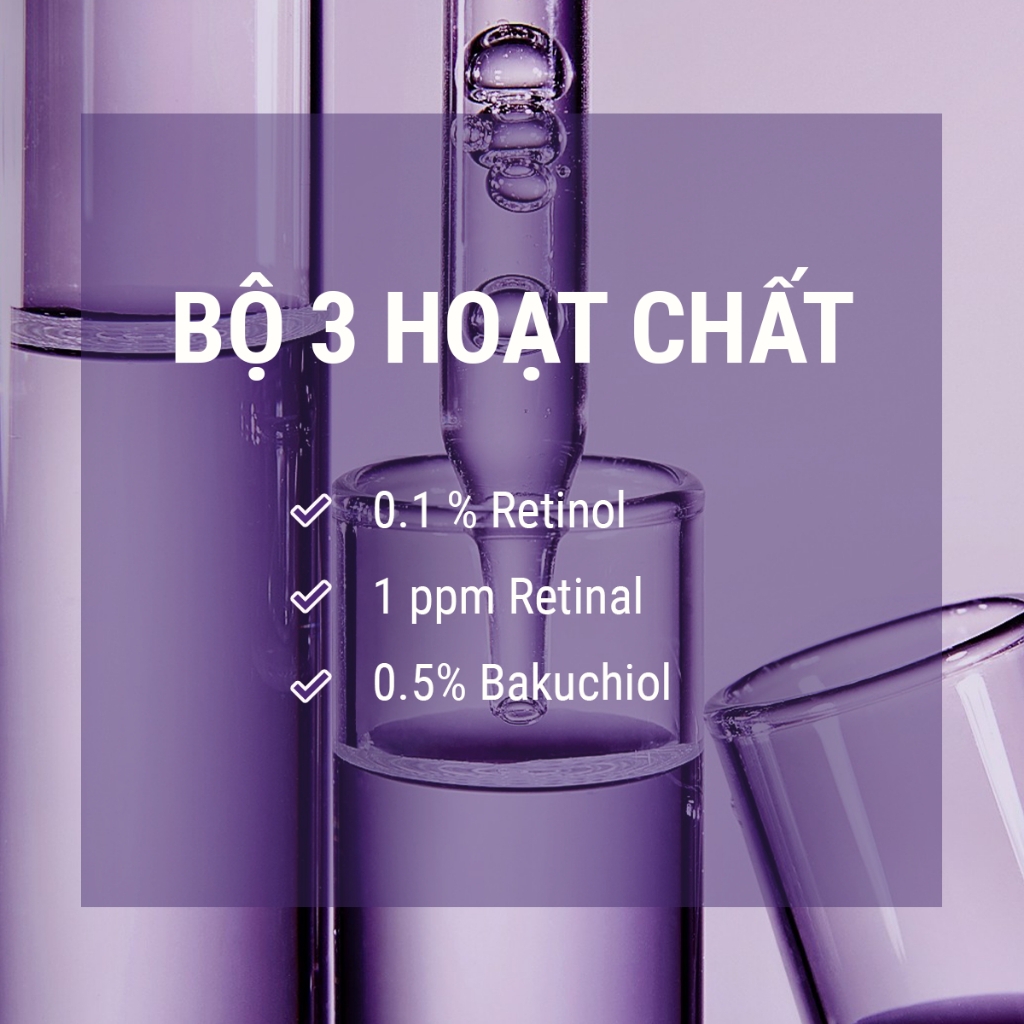 Serum tinh chất Some By Mi Retinol 0.1% ngừa lão hóa, căng bóng da 30ml - Sample dùng thử 1.5g