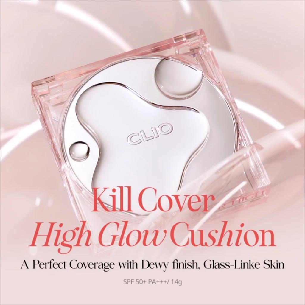 Phấn nước Cushion CLIO Kill Cover High Glow 14g - cuishion che khuyết điểm SPF50+ [ Kèm lõi Refill ]