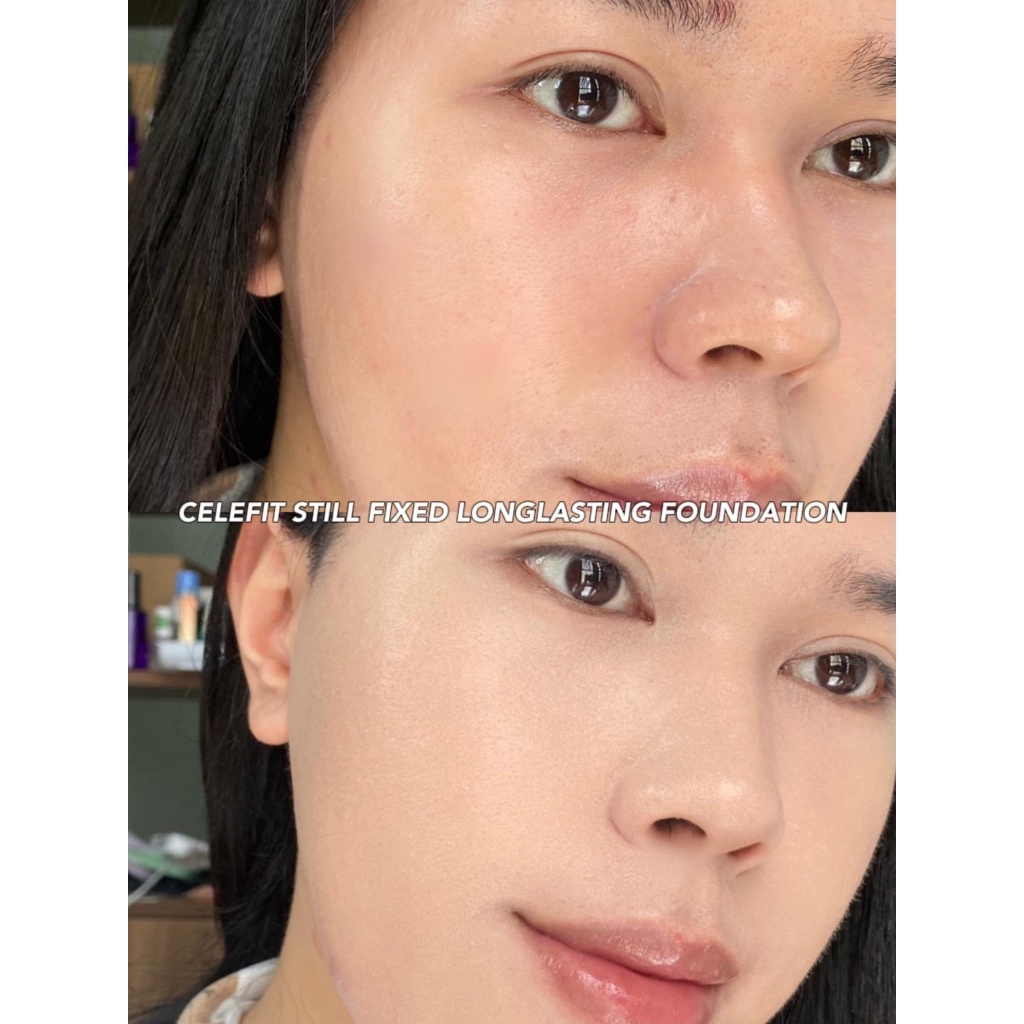 Kem nền Celefit Still Fixed Long Lasting Foundation N21 & N23 che phủ hoàn toàn khuyết điểm CÉLEFIT
