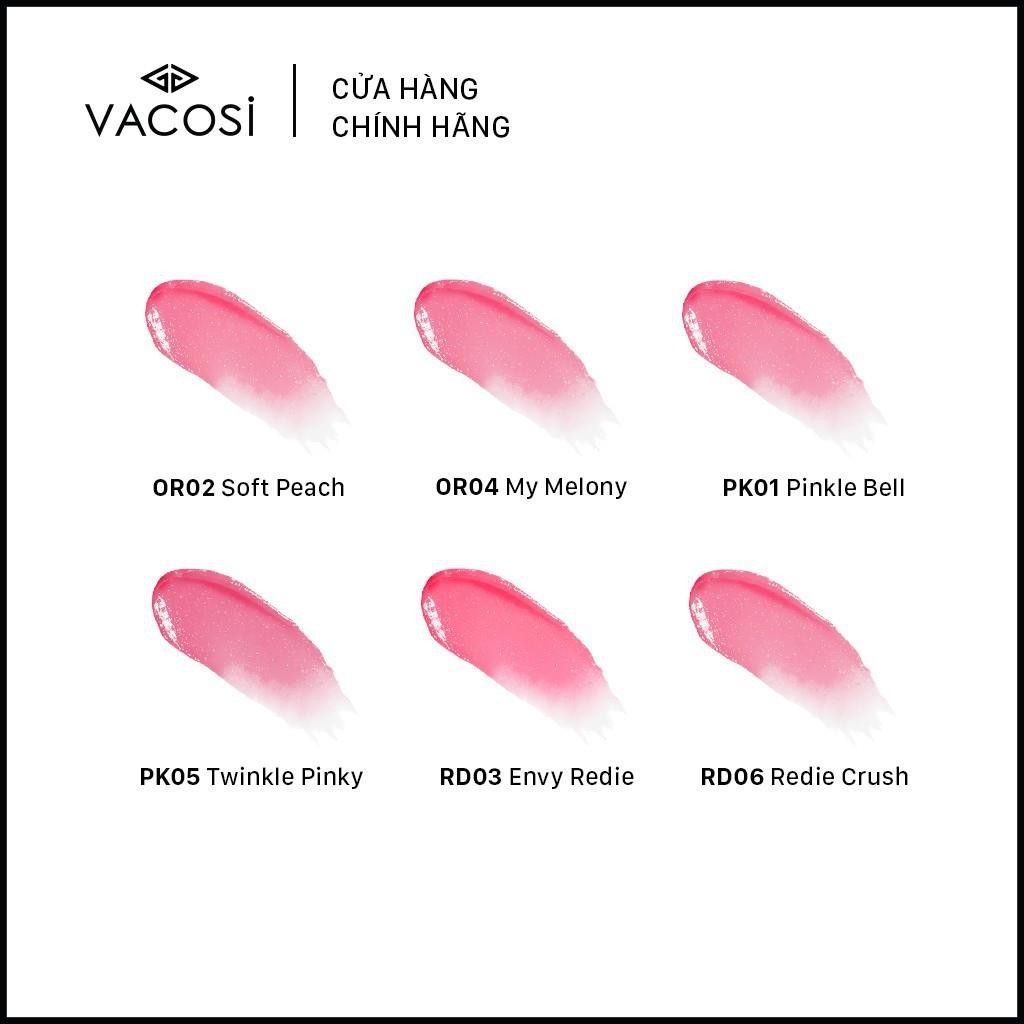 Son dưỡng Vacosi có màu - son dưỡng ẩm tint Vacosi Natural Studio Color Lip Balm 3g cao cấp