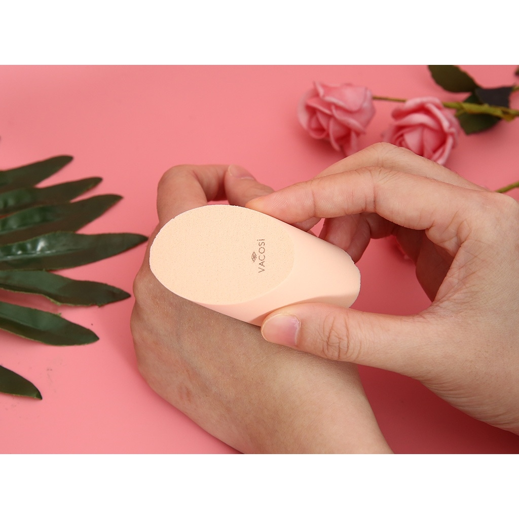 Bông ướt Elip Vacosi xúc xích BP10 Ellipse Sponge mềm mịn che phủ tinh tế - 2PCS ( Bịch 2 cái )