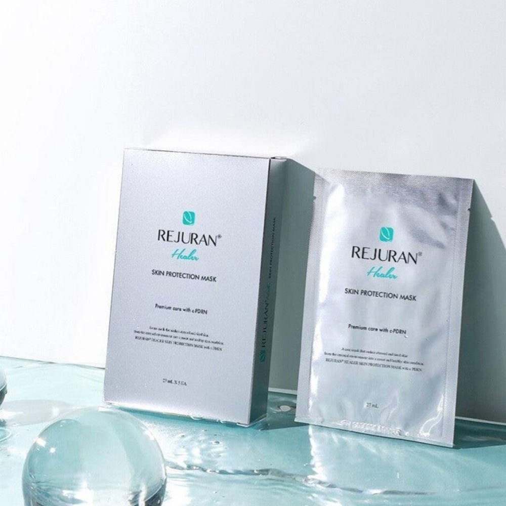 Mặt nạ phục hồi căng bóng trẻ hóa da Rejuran Skin Protection Mask 27ml - 1 mask lẻ mặt nạ tế bào gốc