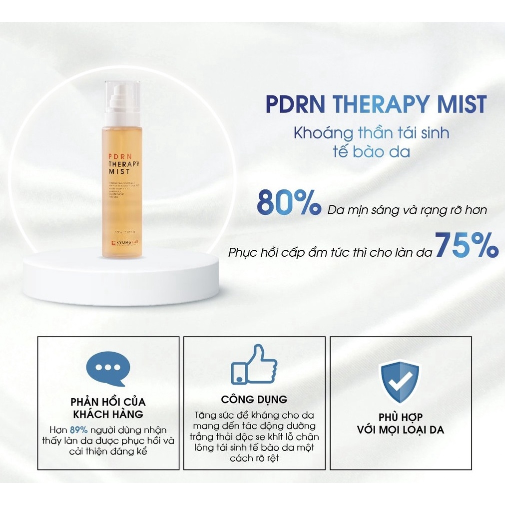 Xịt khoáng dưỡng ẩm KyungLab PDRN Therapy Mist cấp ẩm và dưỡng chất cho da mềm mại 150ml
