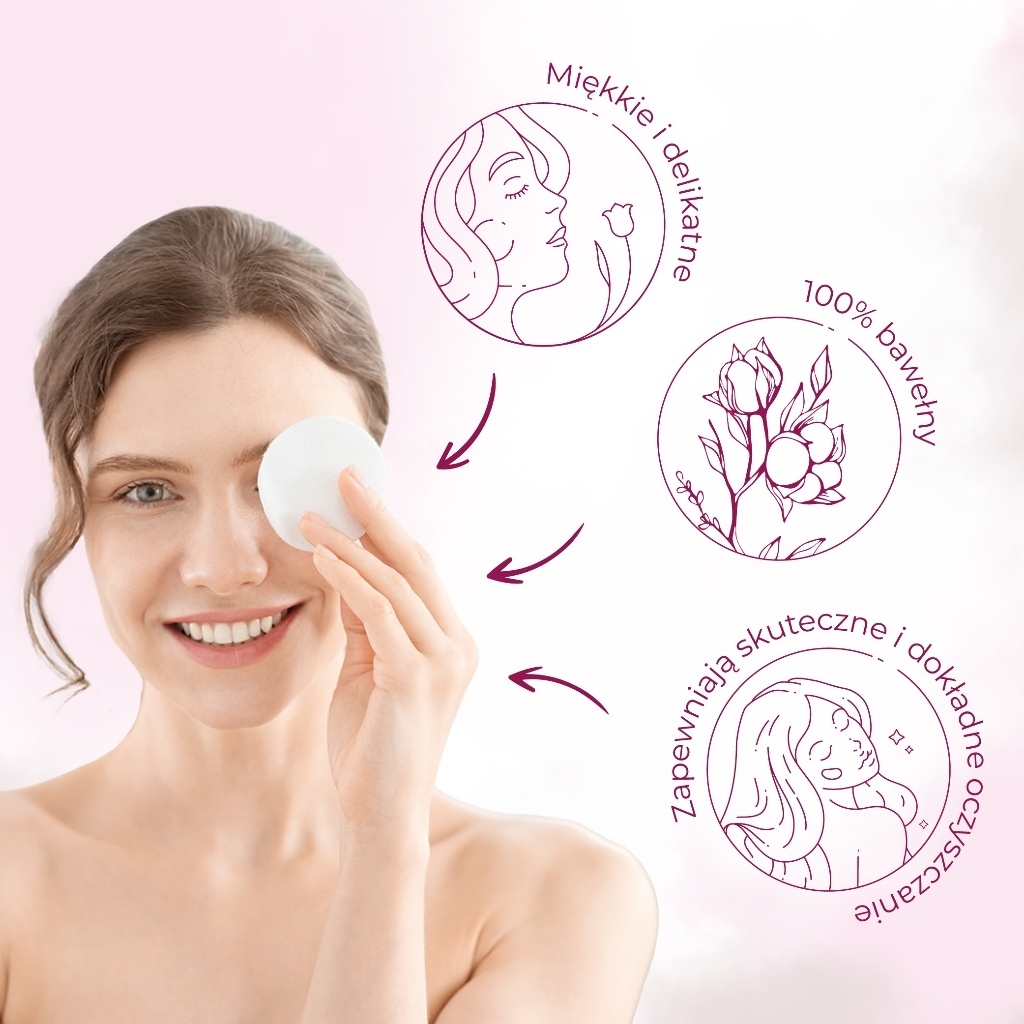 Mẫu mới - Bông tẩy trang Cleanic 100% Cotton tự nhiên Soft and Comfort Pads 150 / 133 / 80 miếng