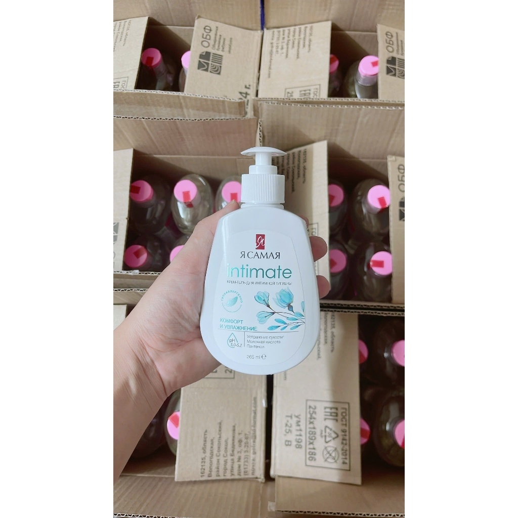Dung dịch vệ sinh nữ giới Ya samaya Intimate của Nga 265ml - ddvs phụ nữ yasamaya mẫu mới chính hãng