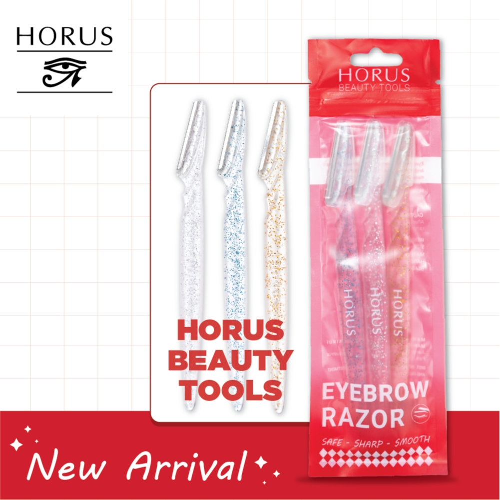 Dao cạo lông mày Horus Eyebrow Razor Pack of 3 ( set 3 cái) dễ dàng sử dụng