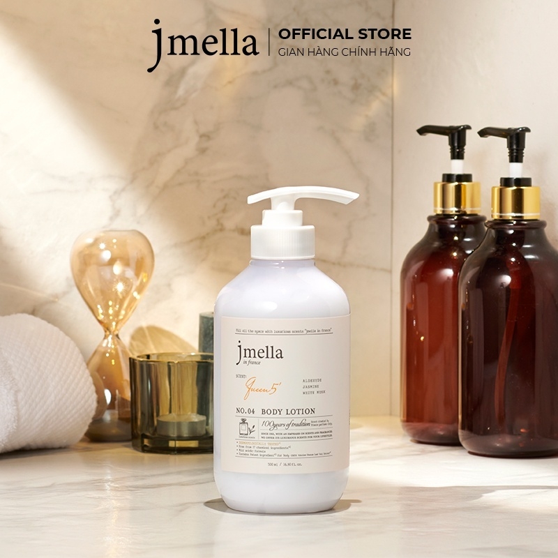 Sữa dưỡng thể hương nước hoa Jmella In France Body Lotion 500ml - sữa dưỡng thể trắng da cao cấp