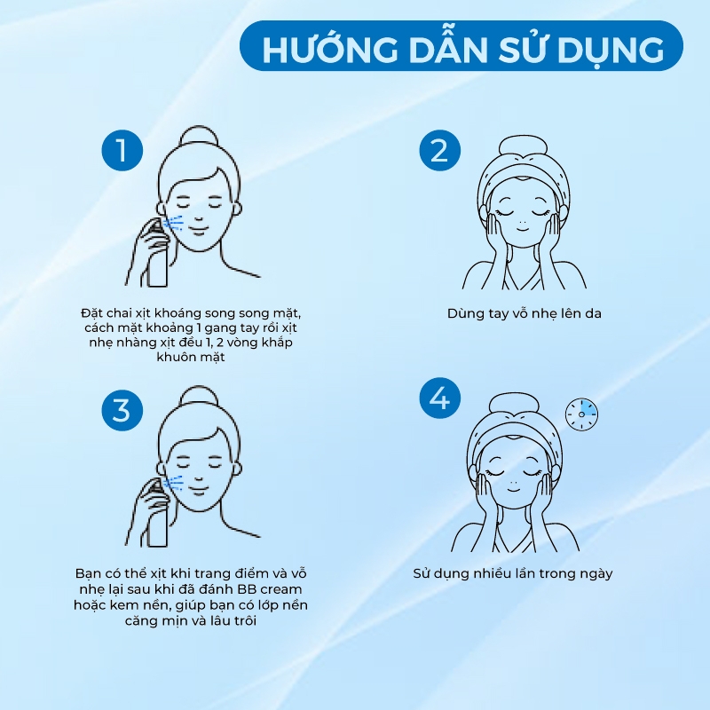 Xịt Khoáng Aspasia Moist Up Face Mist Aloe 150ml