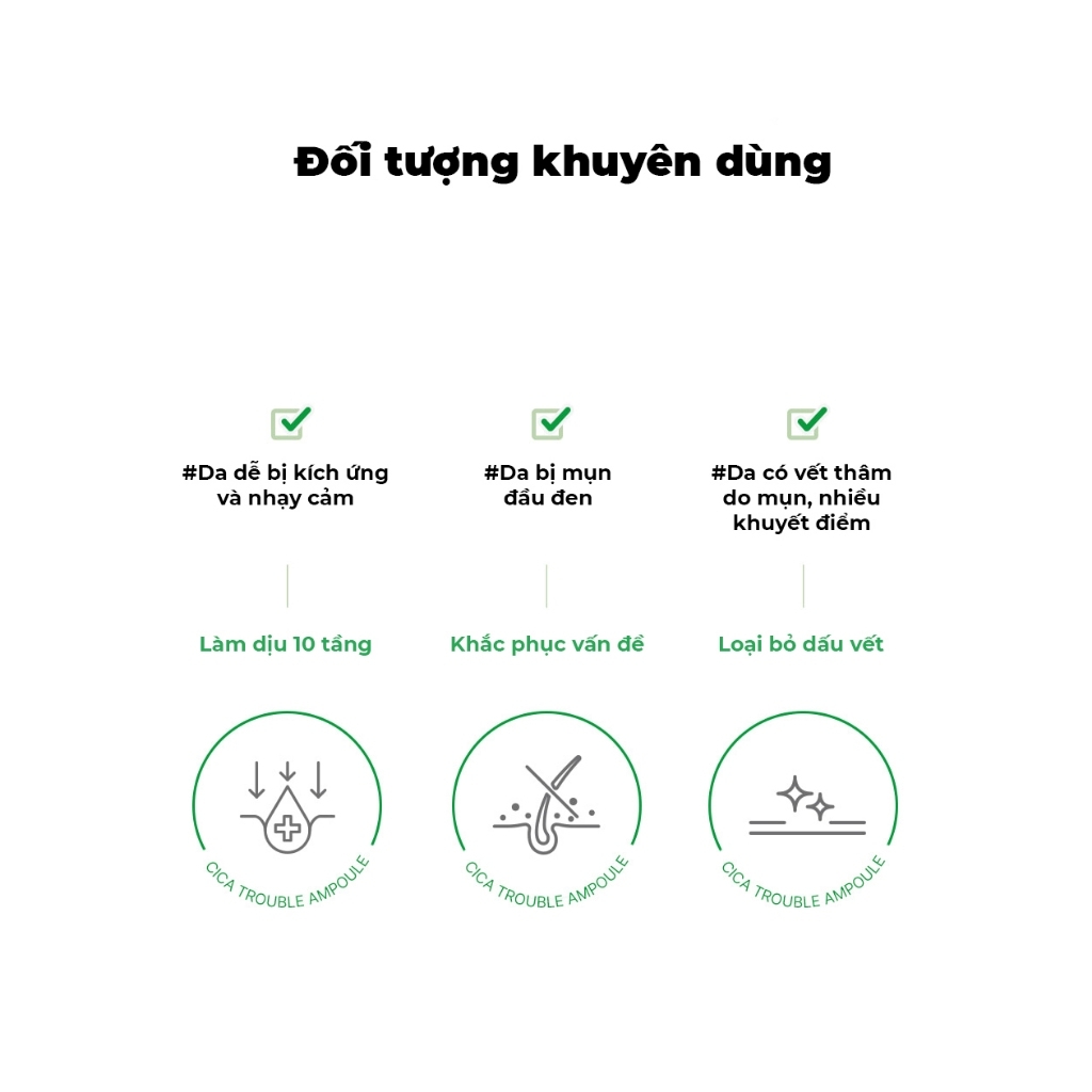 Tinh Chất Wellage Real CICA CALMING 95 Trouble Ampoule 50ml