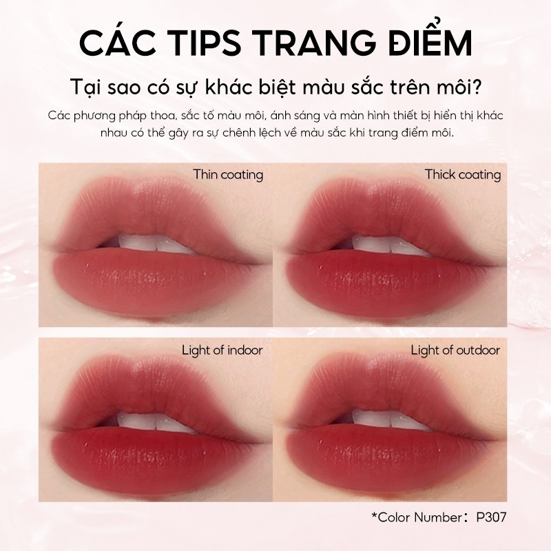 Son kem lì COLORKEY Soft Matte Water Tint 1.8g - son môi trang điểm môi mờ ướt không dính color key