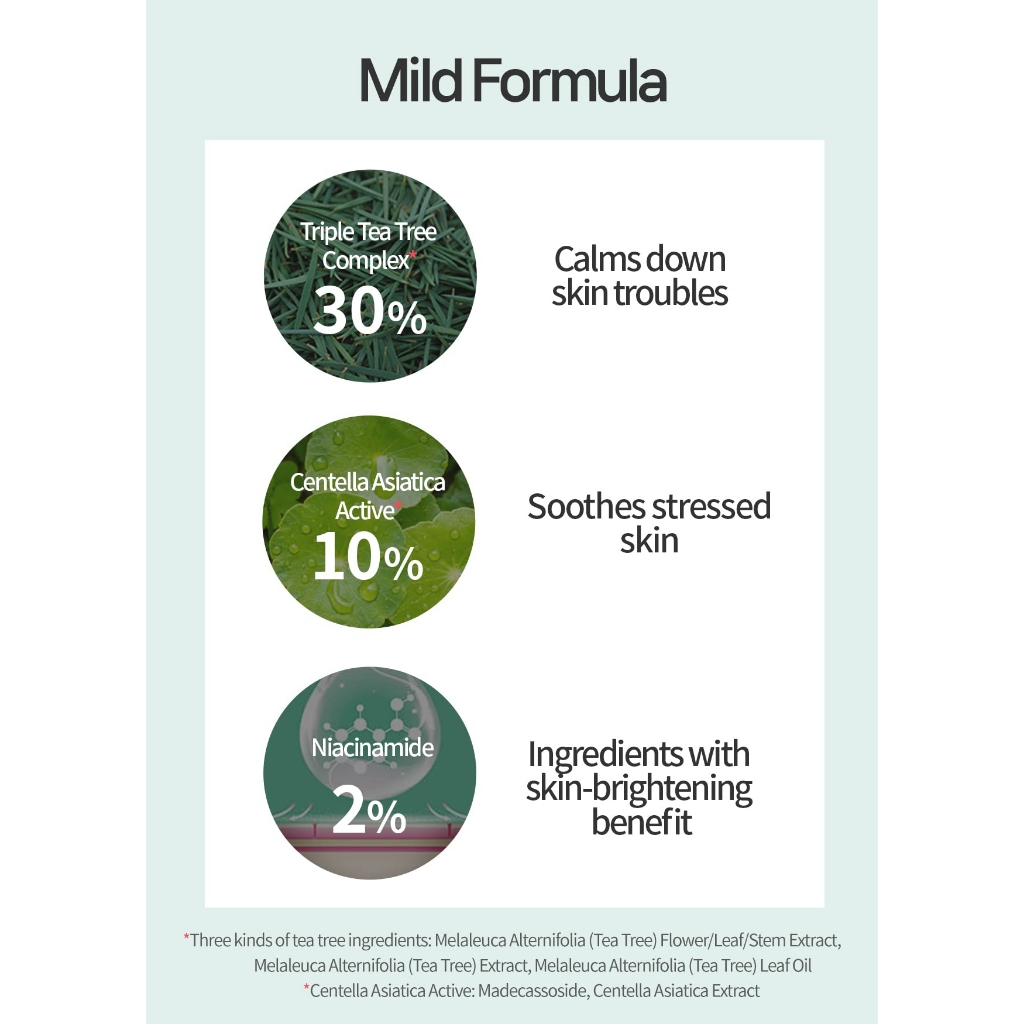 Kem dưỡng giảm mụn dịu da tràm trà Bring Green Tea Tree Cica Soothing Cream 100ml