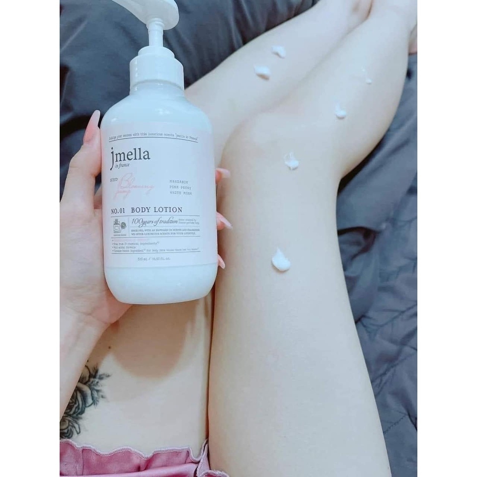 Sữa dưỡng thể hương nước hoa Jmella In France Body Lotion 500ml - sữa dưỡng thể trắng da cao cấp