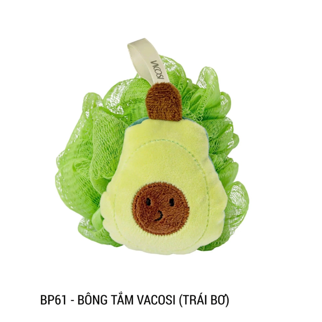 Bông tắm cao cấp Hàn Quốc Vacosi Plastic Bath Sponge BP21 - bông tắm vacosi chất liệu siêu mềm