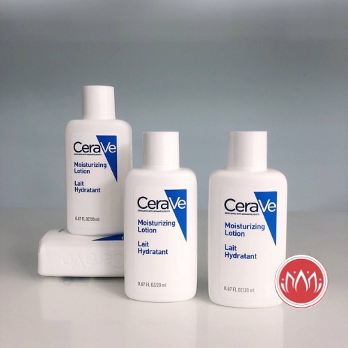 Sữa dưỡng thể Cerave Moisturizing Lotion cho da khô đến rất khô 20ml - sample mini size 7ml