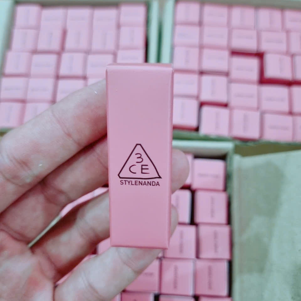 Son kem lì 3CE Velvet Lip Tint 4g minisize - son lì dạng kem 3ce bám màu lâu trôi