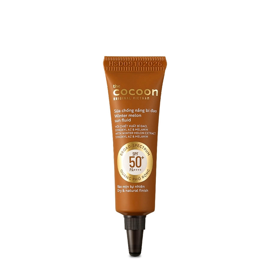 Kem chống nắng Cocoon bí đao - Sữa chống nắng bí đao 5ml - 15ml - 50ml chính hãng