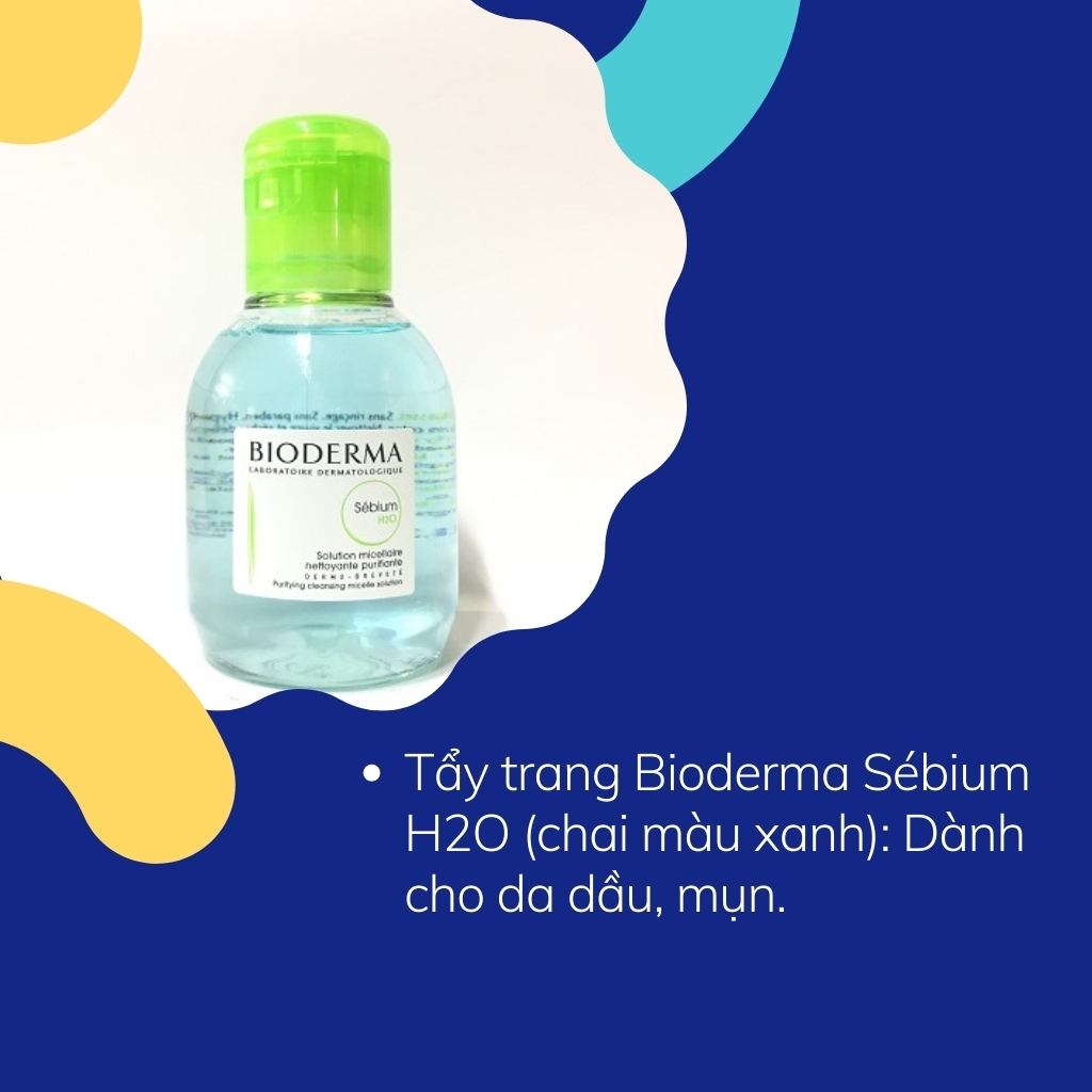 Nước Tẩy Trang Bioderma Dành Cho Da Dầu & Hỗn Hợp 100ml