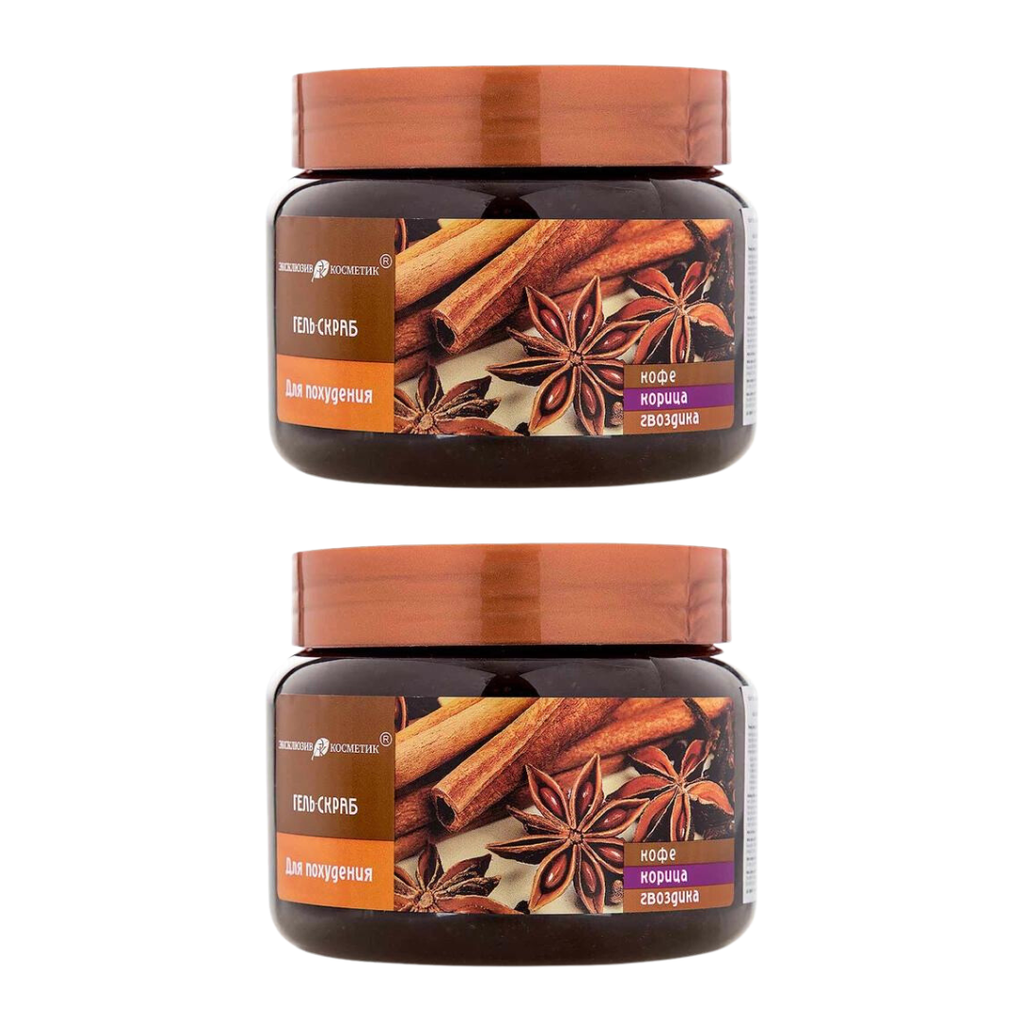Tẩy da chết quế hồi và cà phê toàn thân 380g Exclusive Cosmetic - tẩy tế bào chết Scrub chính hãng