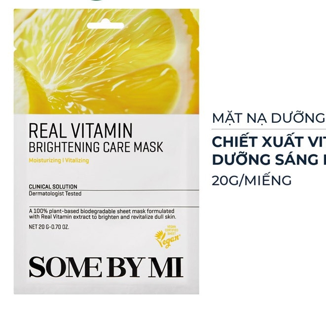 Mặt nạ dưỡng da Some By Mi ốc sên Real Snail skin barrier- cica calming care mask 20g - chính hãng