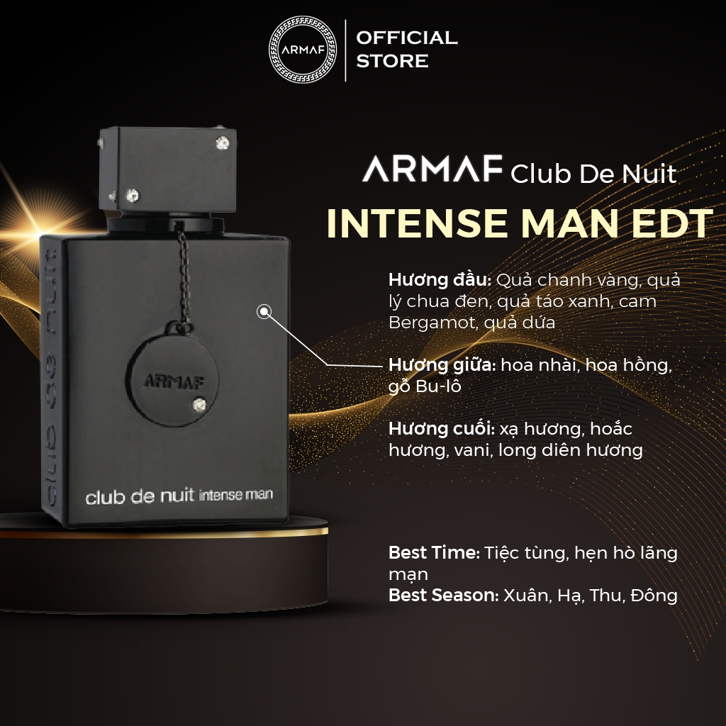 Nước Hoa ARMAF Club De Nuit Intense Man EDT- Woman EDP - 105ml