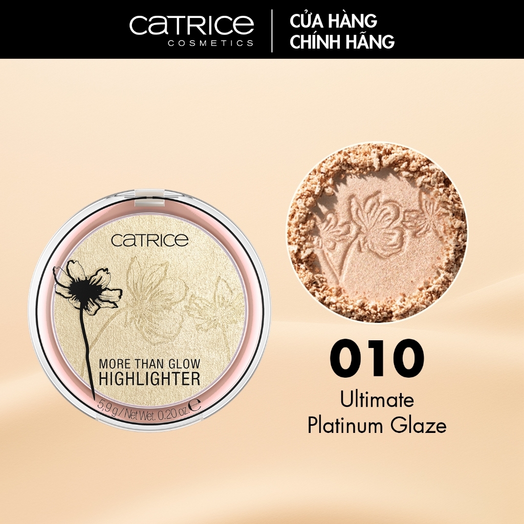 Phấn bắt sáng highlight Catrice More Than Glow Highlighter 5,9g - độ bám cao & tỏa sáng rạng rỡ