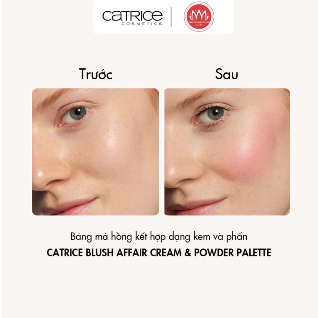 Bảng má hồng Catrice Blush Affair Cream & Powder Palette màu #040 Peach Passion