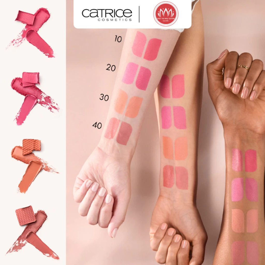 Bảng má hồng Catrice Blush Affair Cream & Powder Palette màu #040 Peach Passion