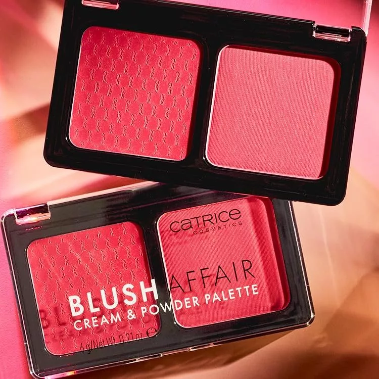 Bảng má hồng Catrice Blush Affair Cream & Powder Palette màu #030 Absolute Apricot
