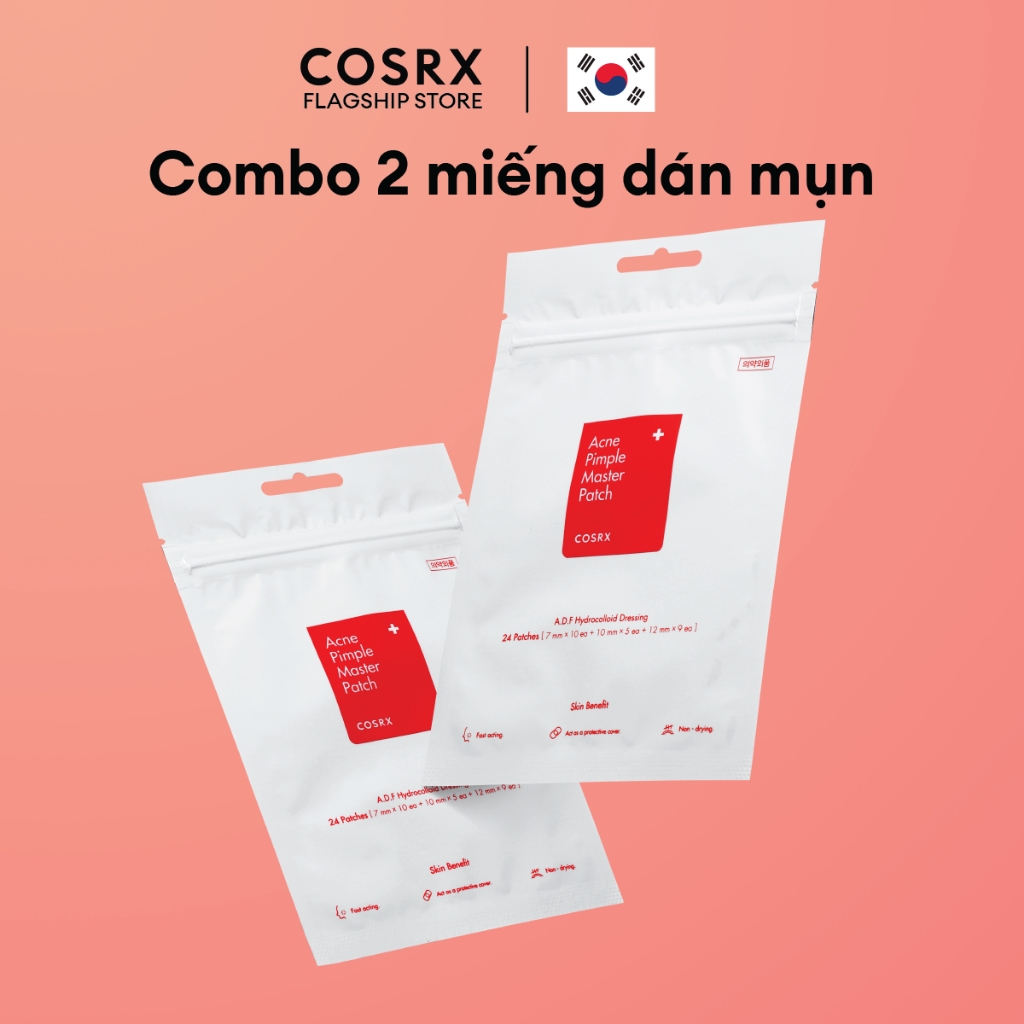 Miếng dán hút mụn Cosrx màu Đỏ Acne Pimple Master