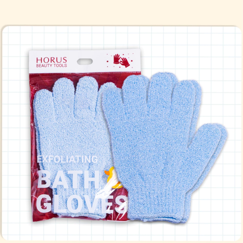 Găng tay tắm Horus Exfoliating Bath Gloves - bao tay tắm tẩy tế bào chết body cao cấp chính hãng